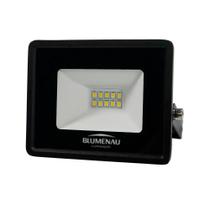 Led refletor 10w 3000k bivolt preto ip65 blumenau