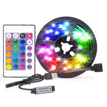 Led Rgb Colorida Quarto Sala Tv Usb Decoração Iluminação 2m