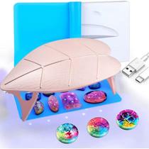 LED Secador Unhas 6W UV Compacta 6 Lâmpadas Cabo USB temporizador