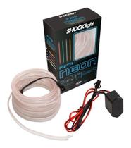 Led Shocklight Cor Branca Neon Forte 3Metros Flexivel Painel