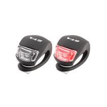 Led Sinalizador Pisca Lanterna Silicone Mtb Bike Par