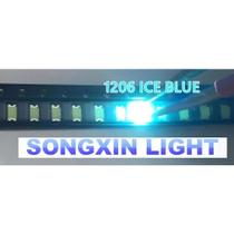 LED SMD 1206 Azul Gelo 100PCS Super Ultra Brilhante 0.01W Diodos Transparentes Para Indicação