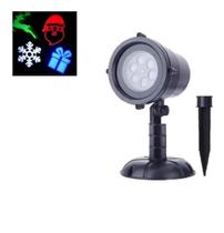 Led Snowflake Lamp Projetor Natalino Luz