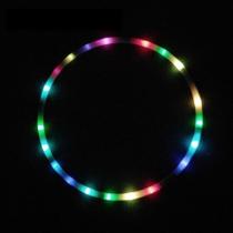 LED Sport Glow Hoop de 8 seções multicolorido para adultos e crianças - Generic