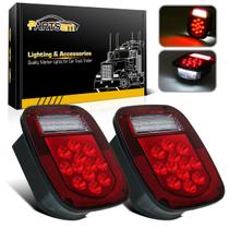LED Stop Turn Tail Stud Lights Partsam vermelho/branco para Jeep LED Stop Turn Tail Stud Lights Partsam vermelho/branco para Jeep