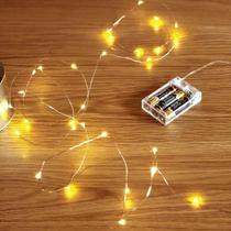 LED String Lights Sanniu, alimentado por bateria, 5 m, branco quente