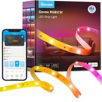 LED Strip Lights Govee RGBIC 20m com branco quente, Alexa, música