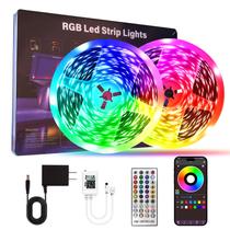 LED Strip Lights HBOWMDJIA 40m com aplicativo remoto e Bluetooth LED Strip Lights HBOWMDJIA 40m com aplicativo remoto e Bluetooth