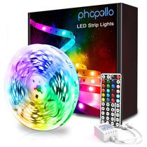 LED Strip Lights phopollo 32,8 pés com fonte de alimentação e controle remoto LED Strip Lights phopollo 32,8 pés com fonte de alimentação e controle remoto