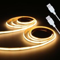 LED Strip Lights UVTaoyuan 5V USB 320 LEDs, pacote com 2, 1 m, branco quente LED Strip Lights UVTaoyuan 5V USB 320 LEDs, pacote com 2, 1 m, branco quente