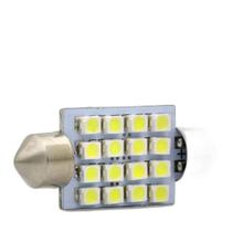 Led Torpedo 39Mm 16 Leds 12V 6000K Cor Branca Led Torpedo 39Mm 16 Leds 12V 6000K Cor Branca
