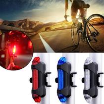 Led Vermelhos Segurança Bicicleta Bike Carregamento Usb