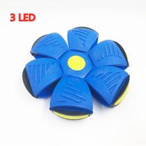 LED voando UFO Flat Throw Disc Ball com luz LED Toy Kid O LED voando UFO Flat Throw Disc Ball com luz LED Toy Kid O