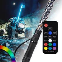 LED Whip Light True Mods Spiral RGB de 60 cm para UTV ATV
