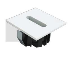 Ledart Balizador Mini Blade Quadrado Branco 3000k Ip65 24723