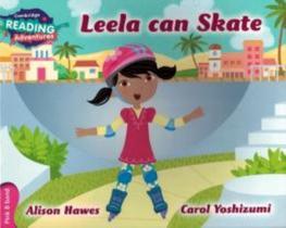 Leela can skate - pink b band