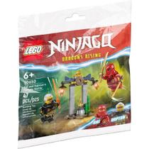 Leg ninjago 30650 batalha no templo de kai e rapton - LEGO