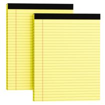 Legal Pads MSKKSM 21 libras 8,5 x 11 polegadas, pacote com 2, amarelo, 30 folhas Legal Pads MSKKSM 21 libras 8,5 x 11 polegadas, pacote com 2, amarelo, 30 folhas