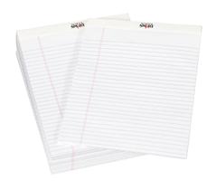 Legal Pads School Smart 27433 Standard 21,6 x 29,8 cm - pacote com 12 Legal Pads School Smart 27433 Standard 21,6 x 29,8 cm - pacote com 12