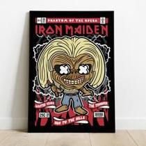 Legends on Display - Iron Maiden Edition - MDF 3mm - 20x28,5 cm - Celebre a Lenda do Heavy Metal na Sua Parede!