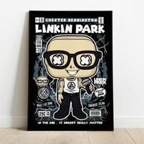 Legends on Display - Linkin Park Edition - MDF 3mm - 20x28,5 cm - Decore com o Espírito do Rock Alternativo!