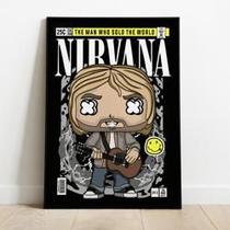 Legends on Display - Nirvana Edition - MDF 3mm - 20x28,5 cm - Celebre o Espírito Revolucionário do Rock Alternativo! - MAGAZINE MEU