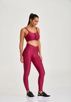 Legging Atlanta Afina Cintura com Silk Cajubrasil Vinho Roma