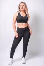 Legging Azzam Jacquard Onça Sintonia