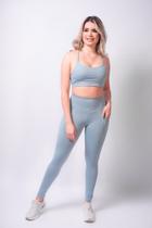 Legging Azzam Six Azul Maresia Sintonia Legging Azzam Six Azul Maresia Sintonia