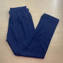 Legging Básica Infantil Unissex Cor:Azul MarinhoTamanho:3-4 anos