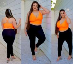Legging básica preta G GG Legging básica preta G GG