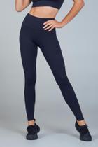 Legging Básica Six Blackout Preta Com Detalhe Refletivo Legging Básica Six Blackout Preta Com Detalhe Refletivo