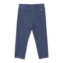 Legging Bebê Menina Kukiê em Malha Denim c/ Elastano Azul Jeans Tamanho:G