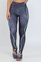 Legging Black & Blue - Zero Transparência