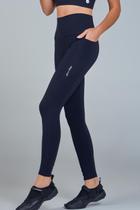 Legging Bolso Assimétrico Six Blackout Preta Legging Bolso Assimétrico Six Blackout Preta