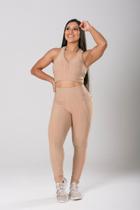Legging Bolso Poly Steep beje