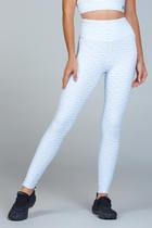 Legging Bolso textura Tulipe Branca Legging Bolso textura Tulipe Branca