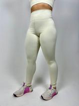 Legging Branca com Zero Transparência para Treinos Legging Branca com Zero Transparência para Treinos