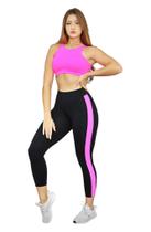 Legging capri corsario k2b nebalia poliamida cintura alta