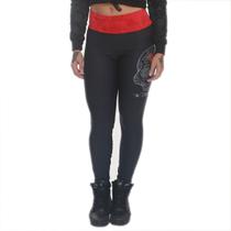 Legging carol saraiva cos vermelho preto - black skull - clothing (gg) Legging carol saraiva cos vermelho preto - black skull - clothing (gg)