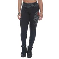 Legging carol saraiva rosas no cos preto - black skull - clothing (p) Legging carol saraiva rosas no cos preto - black skull - clothing (p)