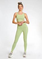 Legging cintura alta com bolso performance riohug oliva