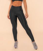 Legging Cirrê Essencial Preta Rala Bela 4539 - Brilho, Conforto e Performance para o Seu Dia a Dia