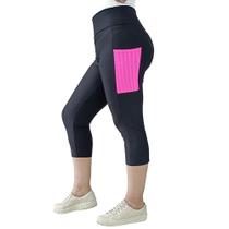 Legging Corsário Calça Capri com Bolsos Poliamida Spandex P M G GG PINA