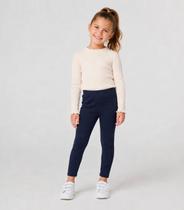 Legging Cotton Infantil Básica Select Azul