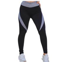 Legging empina bumbum filetada fitness Suplex - look academia