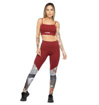Legging Fem. Kvra Basic Body Art Vinho Legging Fem. Kvra Basic Body Art Vinho