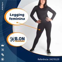 Legging Fem preta alta compressão