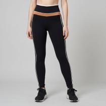 Legging Feminina Academia UV50 Bella Poliamida Premium Patra Cor:Preto/CobreTamanho:P Legging Feminina Academia UV50 Bella Poliamida Premium Patra Cor:Preto/CobreTamanho:P