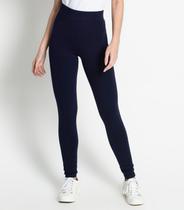 Legging Feminina Básica Cotton Rovitex Azul Legging Feminina Básica Cotton Rovitex Azul